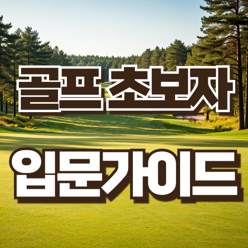 골프 초보자 입문가이드