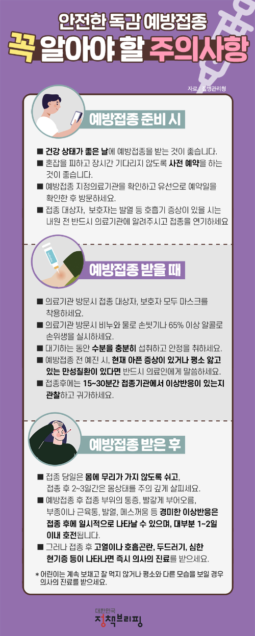 독감-예방접종-주의사항