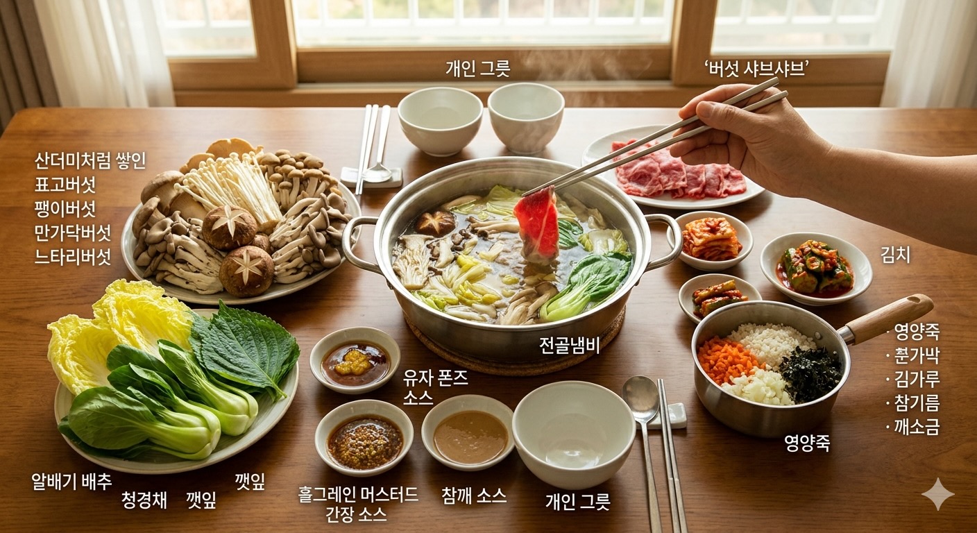 버섯 샤브샤브