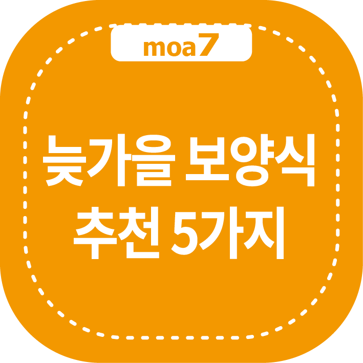 늦가을 보양식 추천 5가지