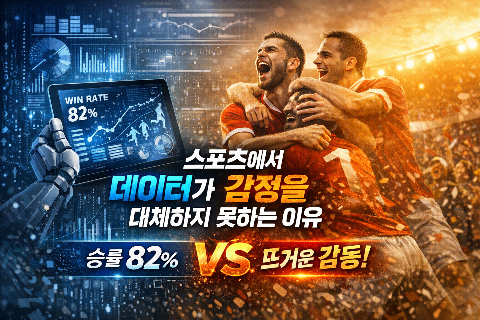 스포츠에서 데이터가 감정을 대체하지 못하는 이유