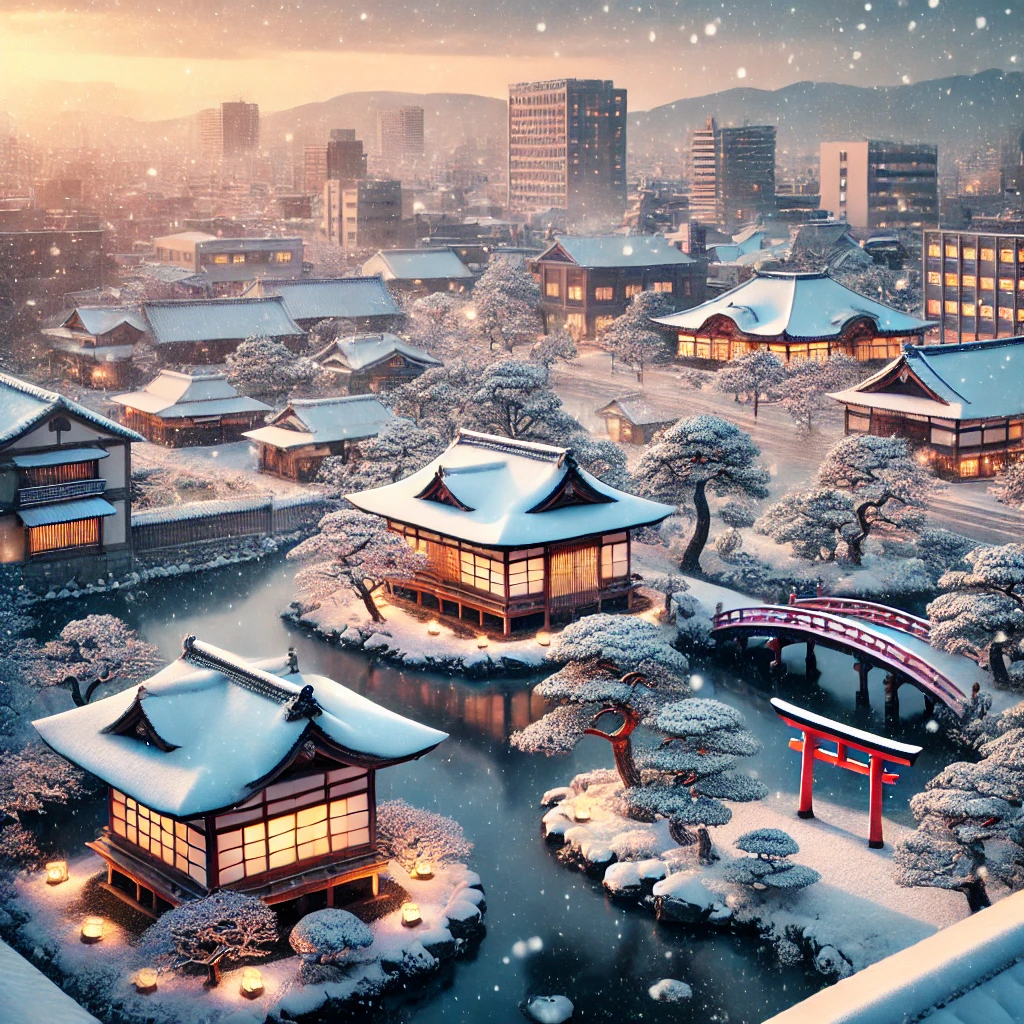 후쿠오카의 겨울