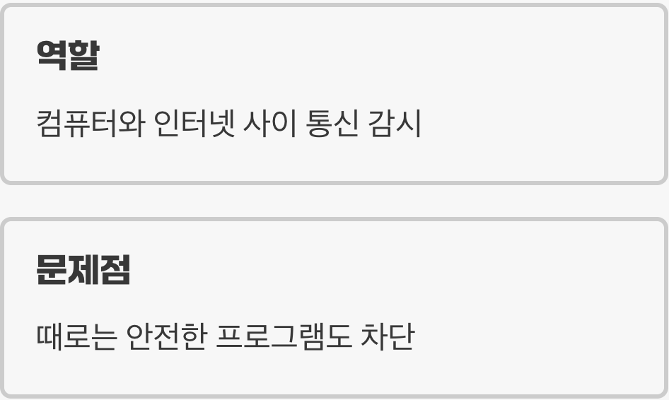 '방화벽'은 우리 집의 '경비 아저씨'