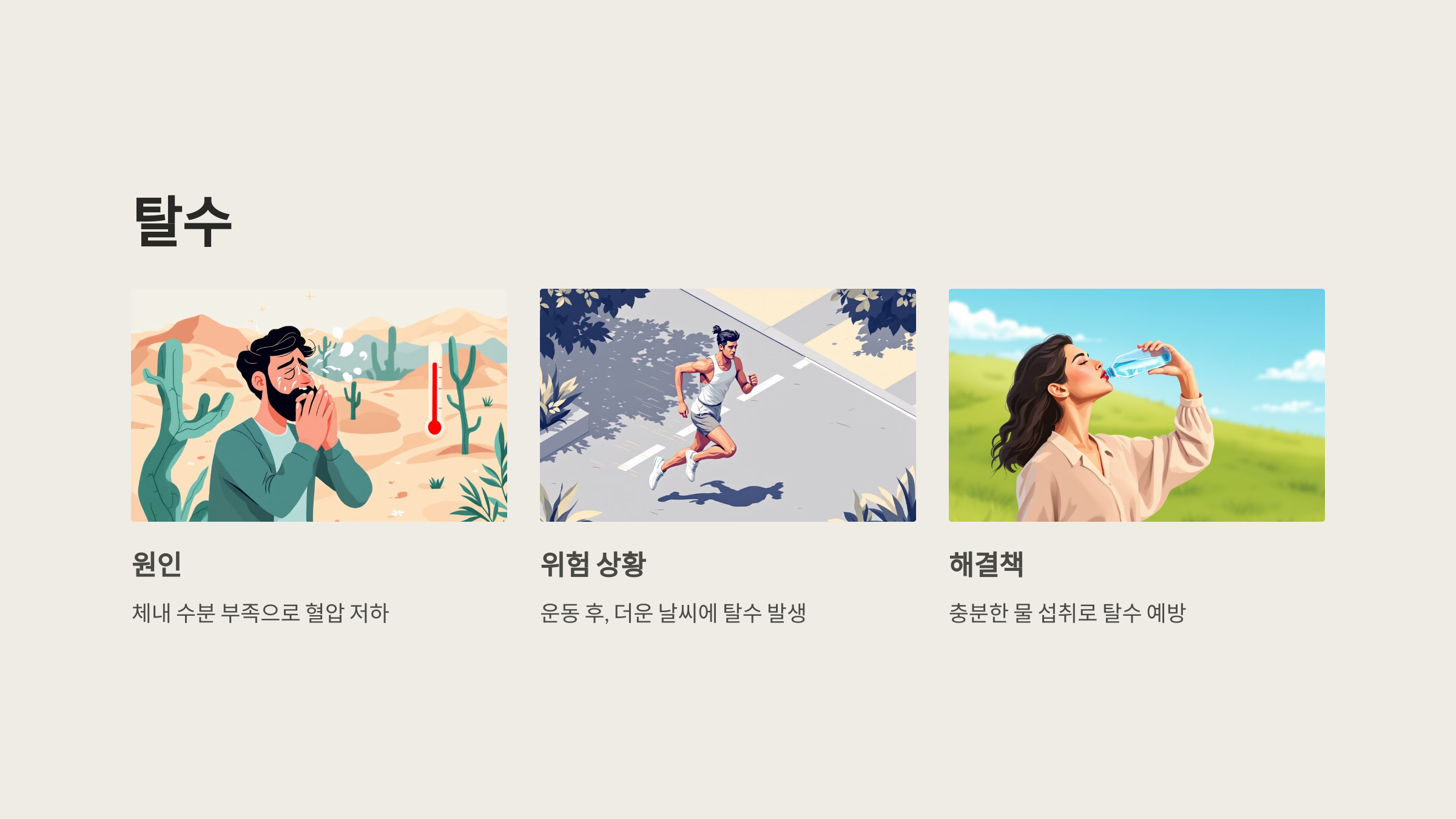 탈수