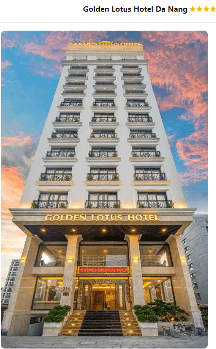 골든 로터스 호텔 외관