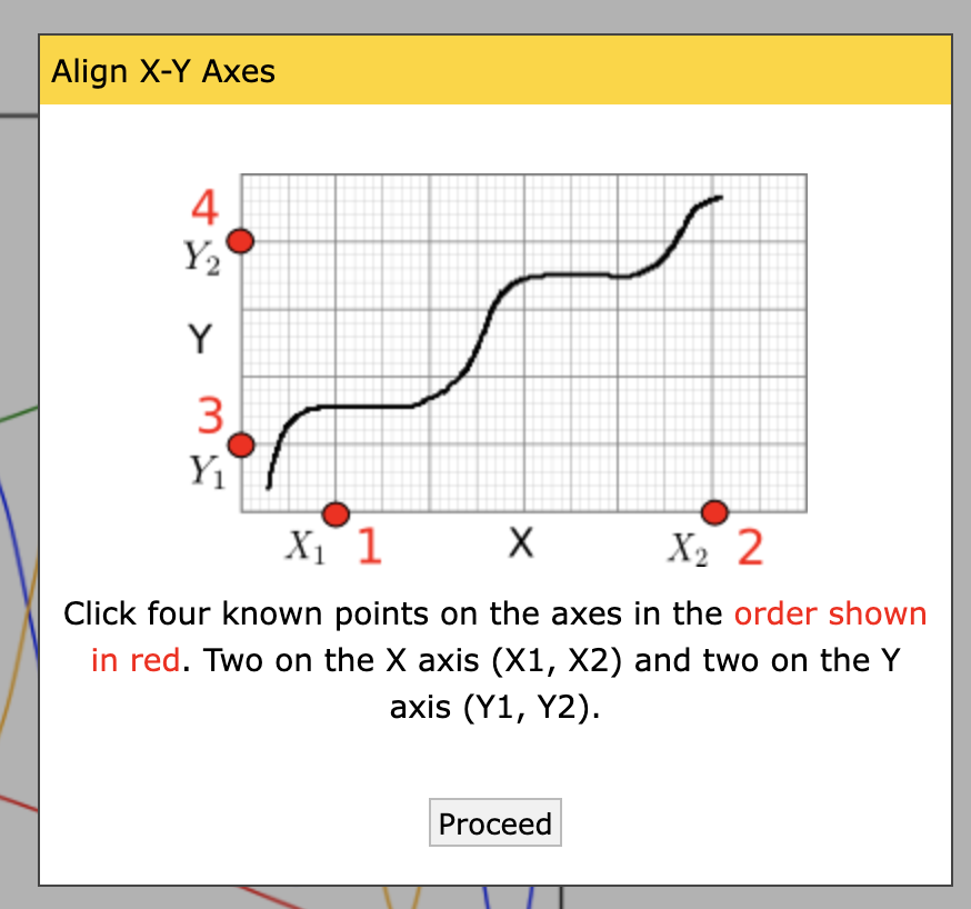 X-Y 축 설정하기