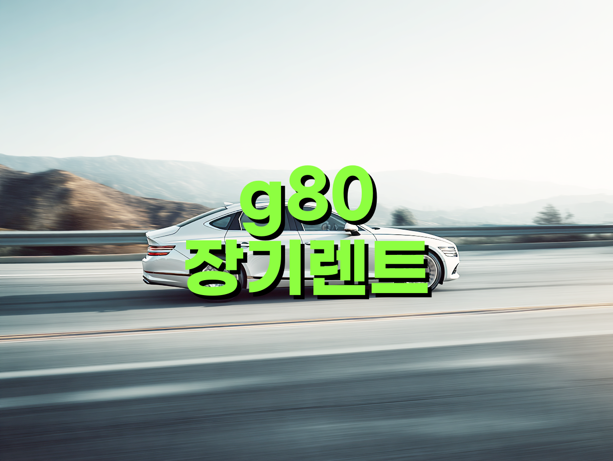 g80 장기렌트
