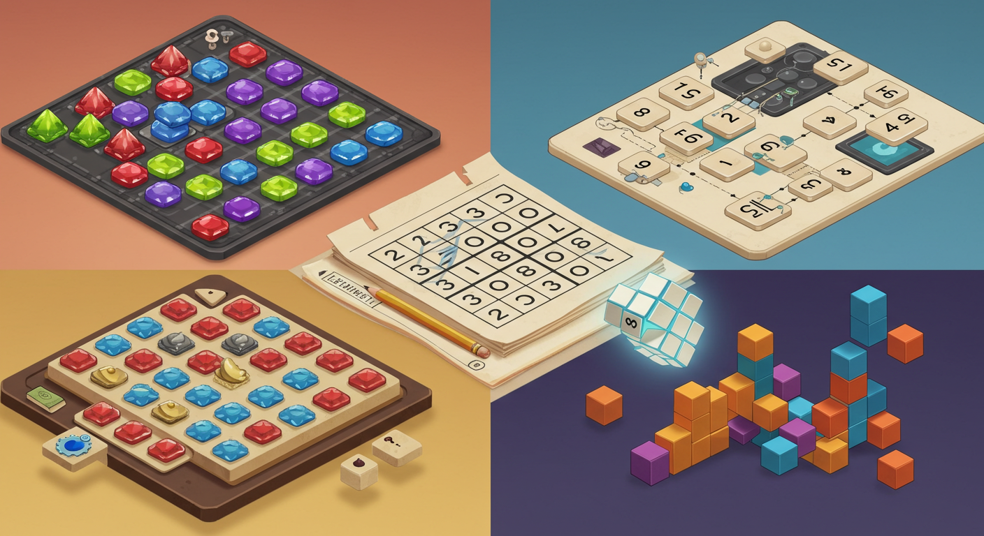 다양한 퍼즐 게임