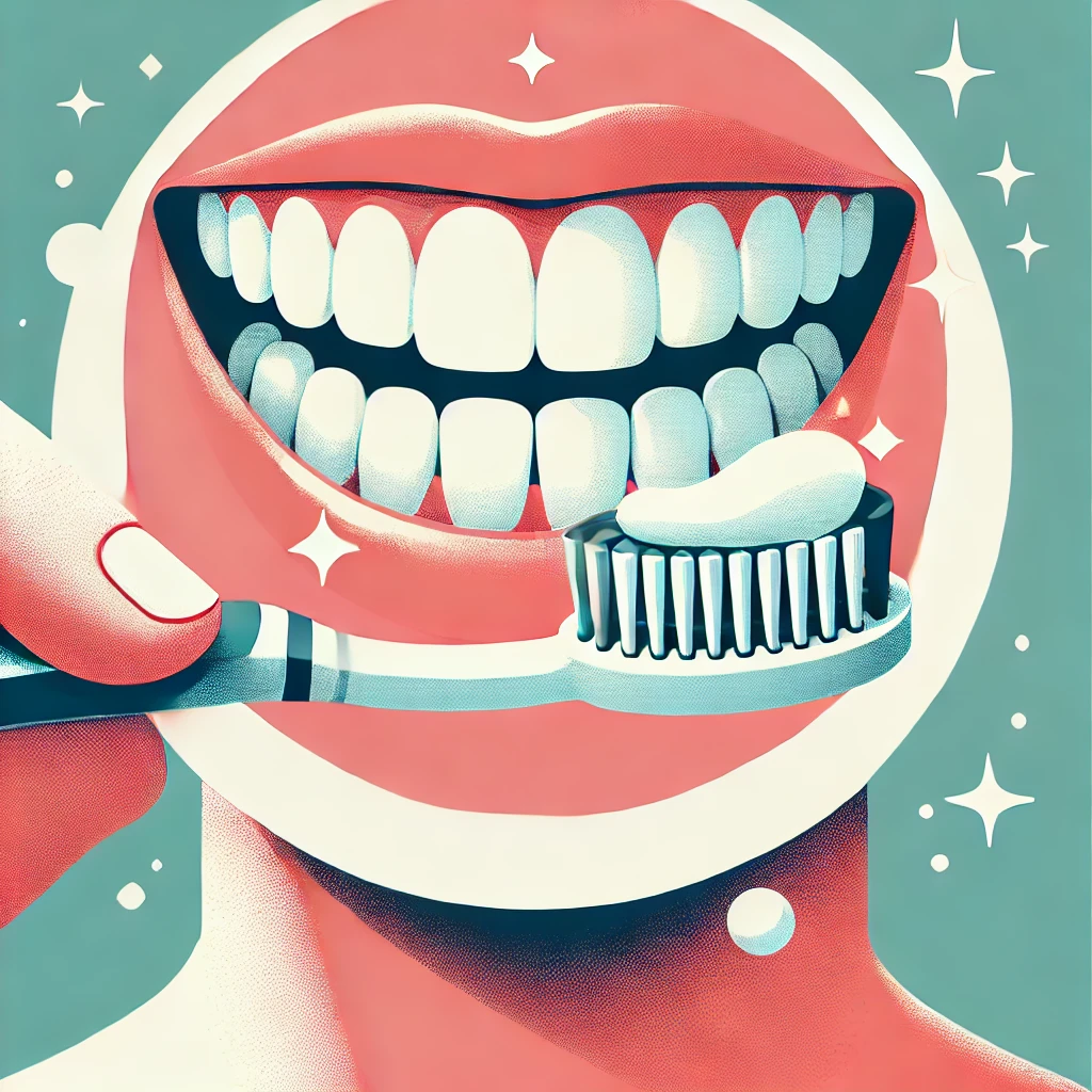 양치질은 표한하는 그림