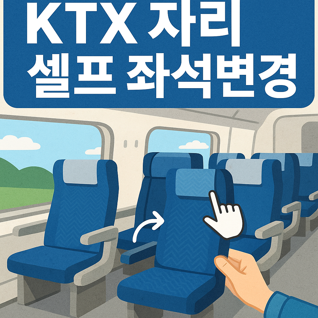 KTX 자리 셀프 좌석변경