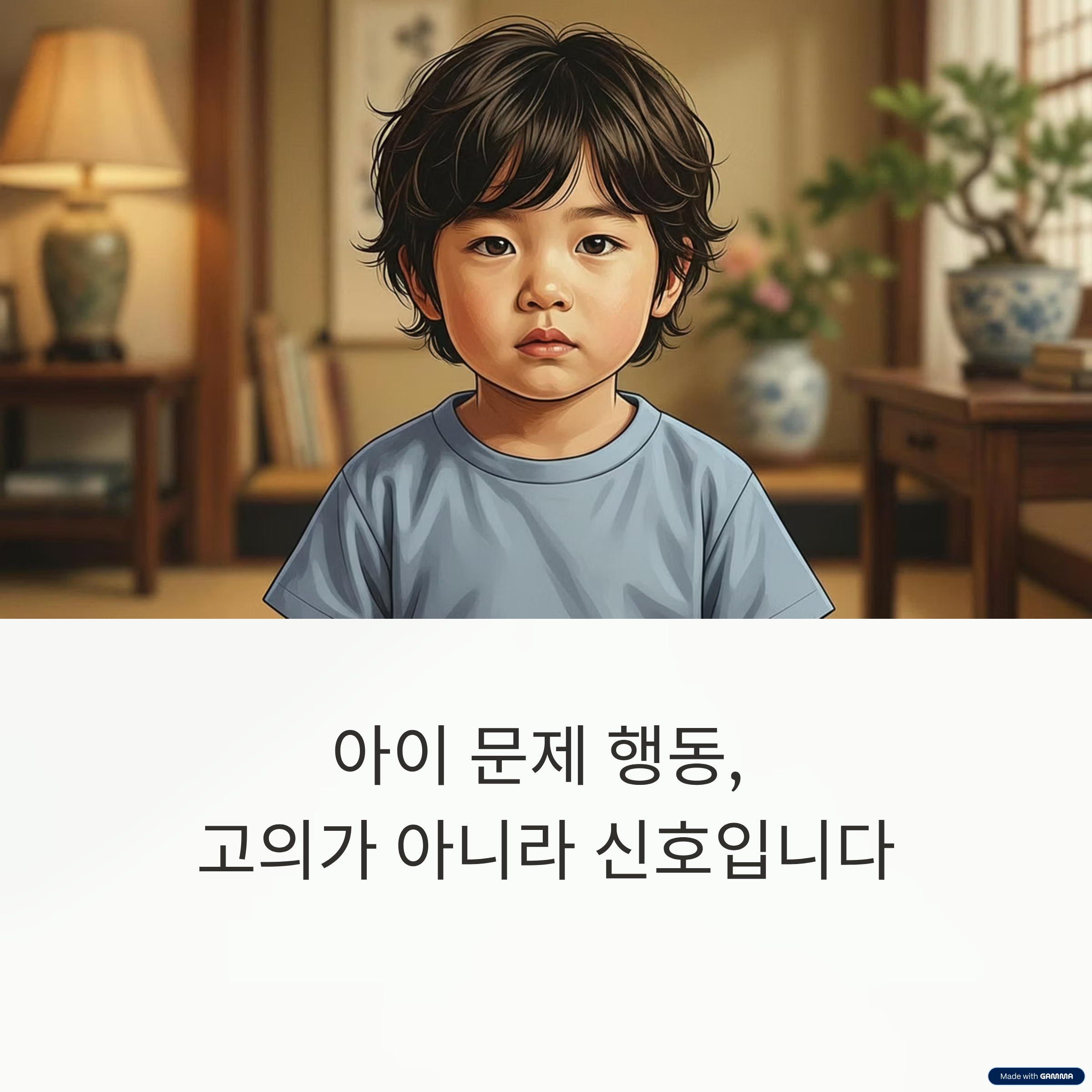 아이 문제 행동 대처 우선순위