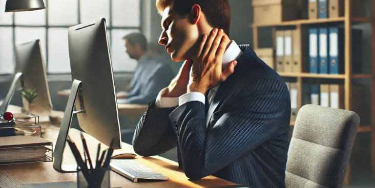 서울 직장인 목디스크 사진