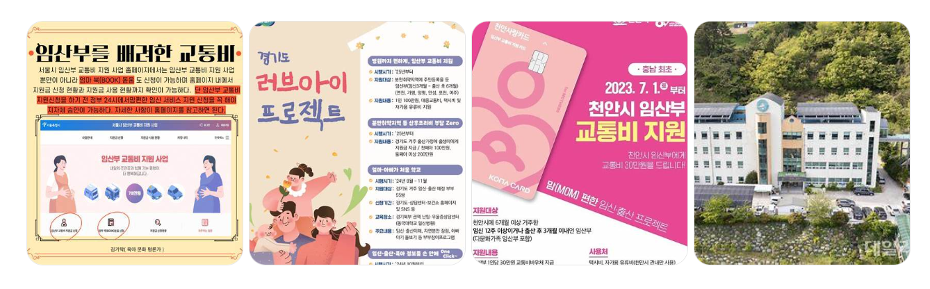 임산부 교통비 지원정책