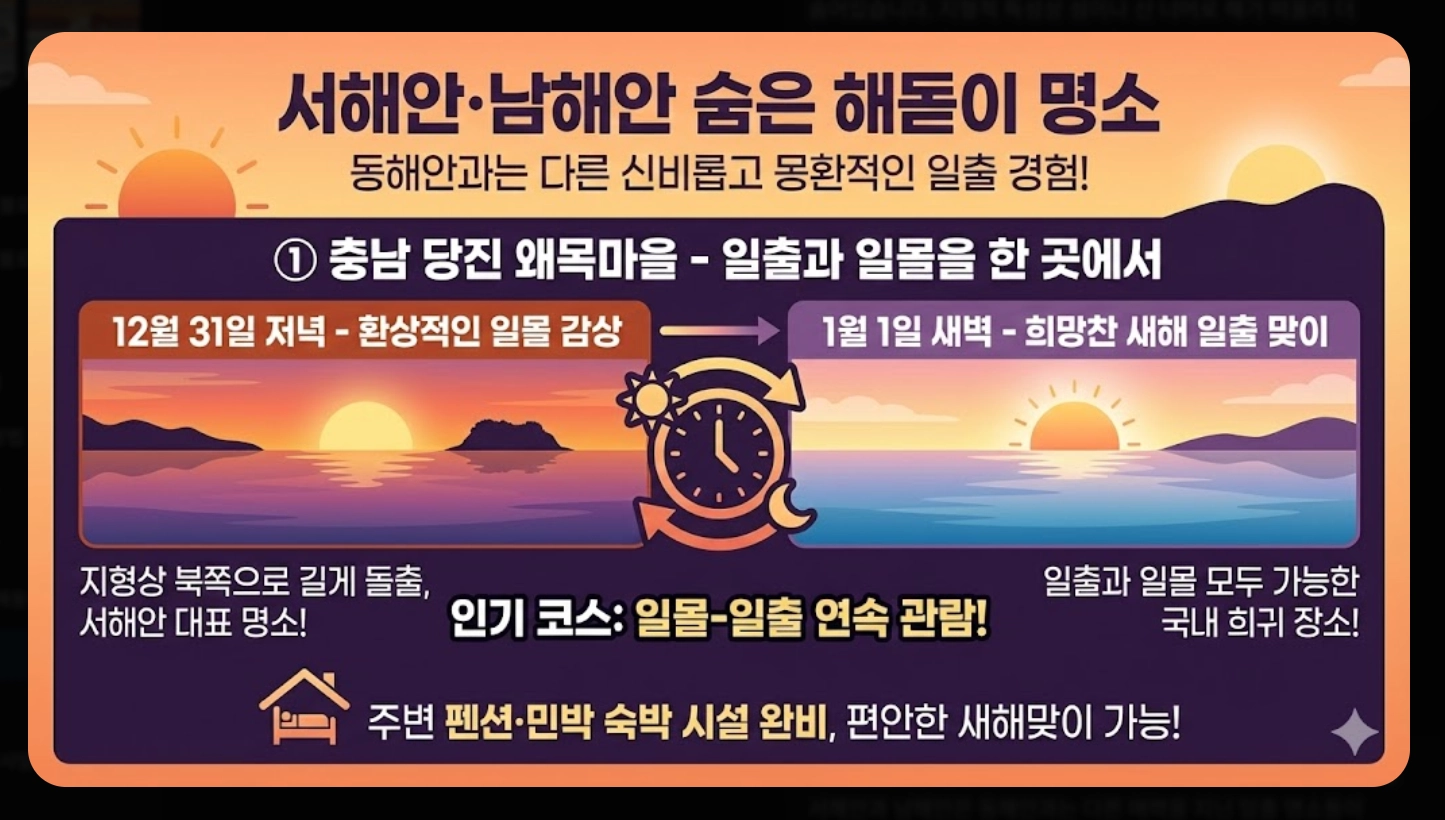 2026년 해돋이 시간 지역별 완벽 정리