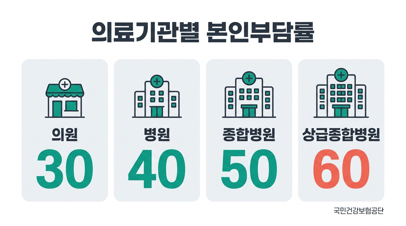 폐기능 검사 비용 의료기관별 본인부담률