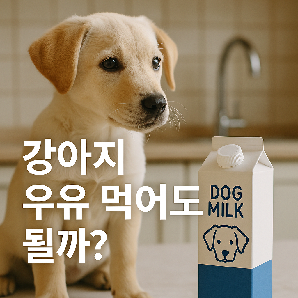 강아지 우유 먹어도 될까?, 실사형 이미지