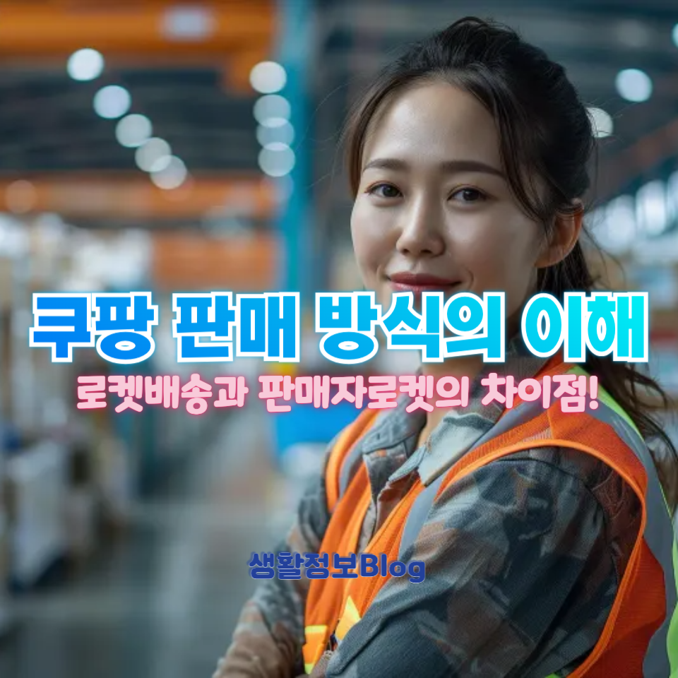 쿠팡 판매 방식의 이해