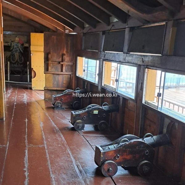 판옥선 내부 모습