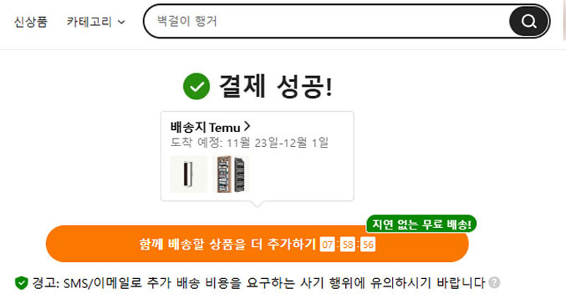 테무 쇼핑
