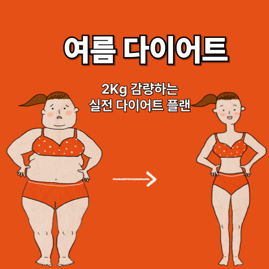 여름을 준비하는 5월 다이어트 - 2kg 감량하는 실전 다이어트 플랜