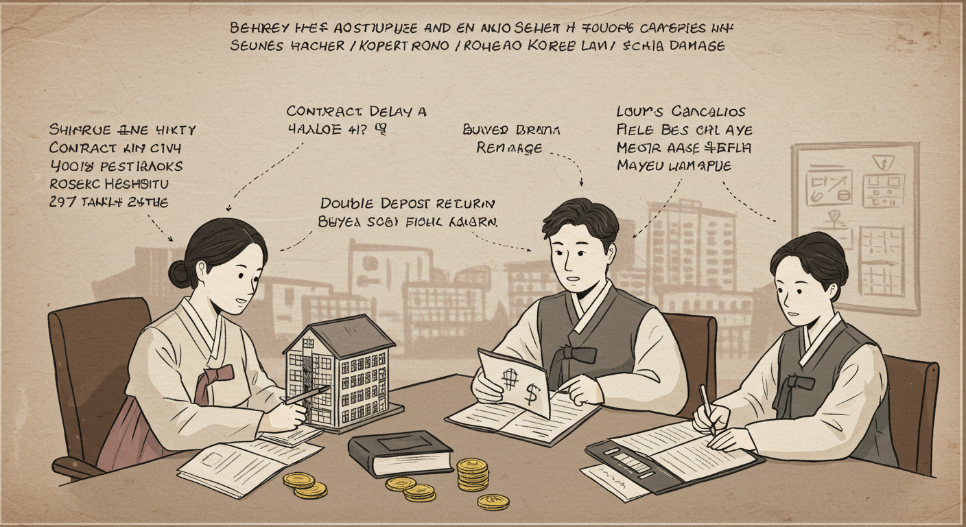 부동산 계약&amp;#44; 계약 지연&amp;#44; 매도인 책임