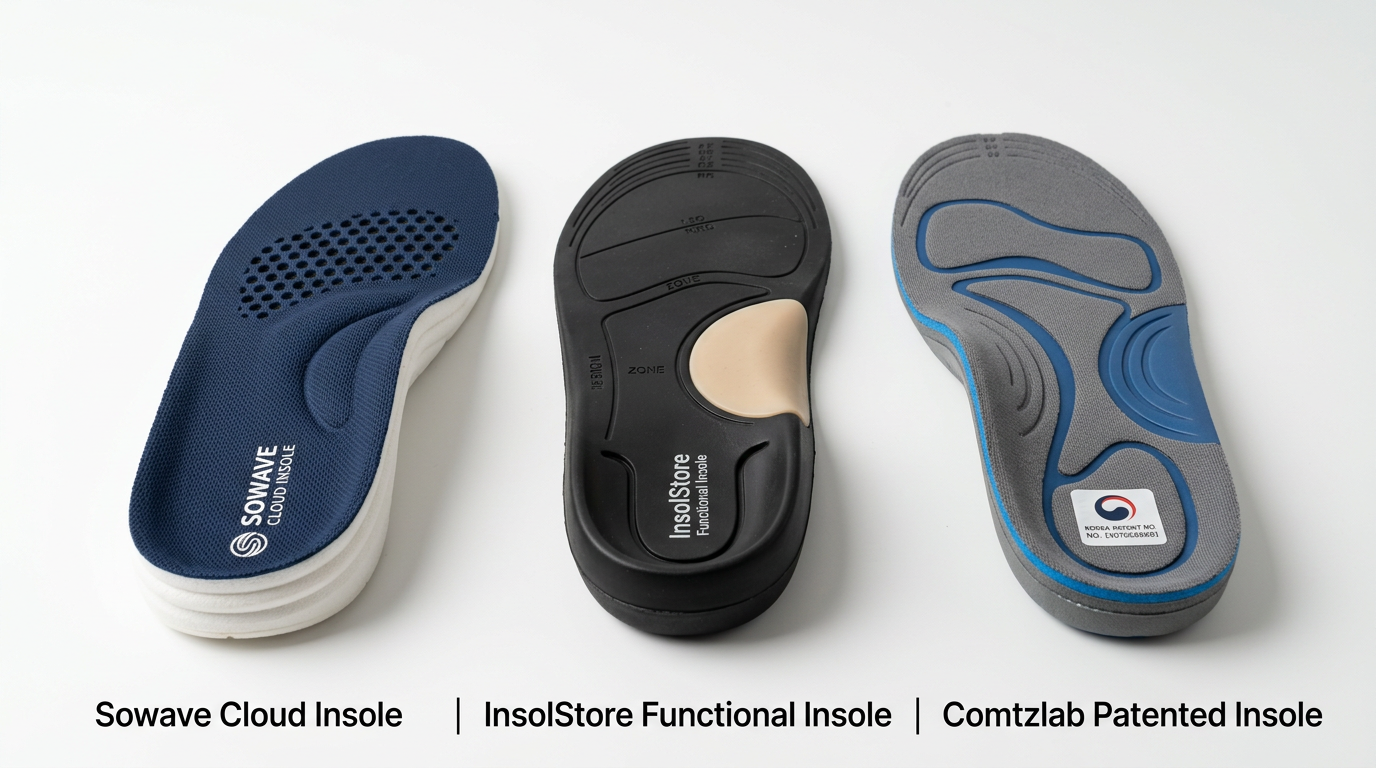 족저근막염 깔창 추천 비교 소웨이브 인솔스토어 컴츠랩