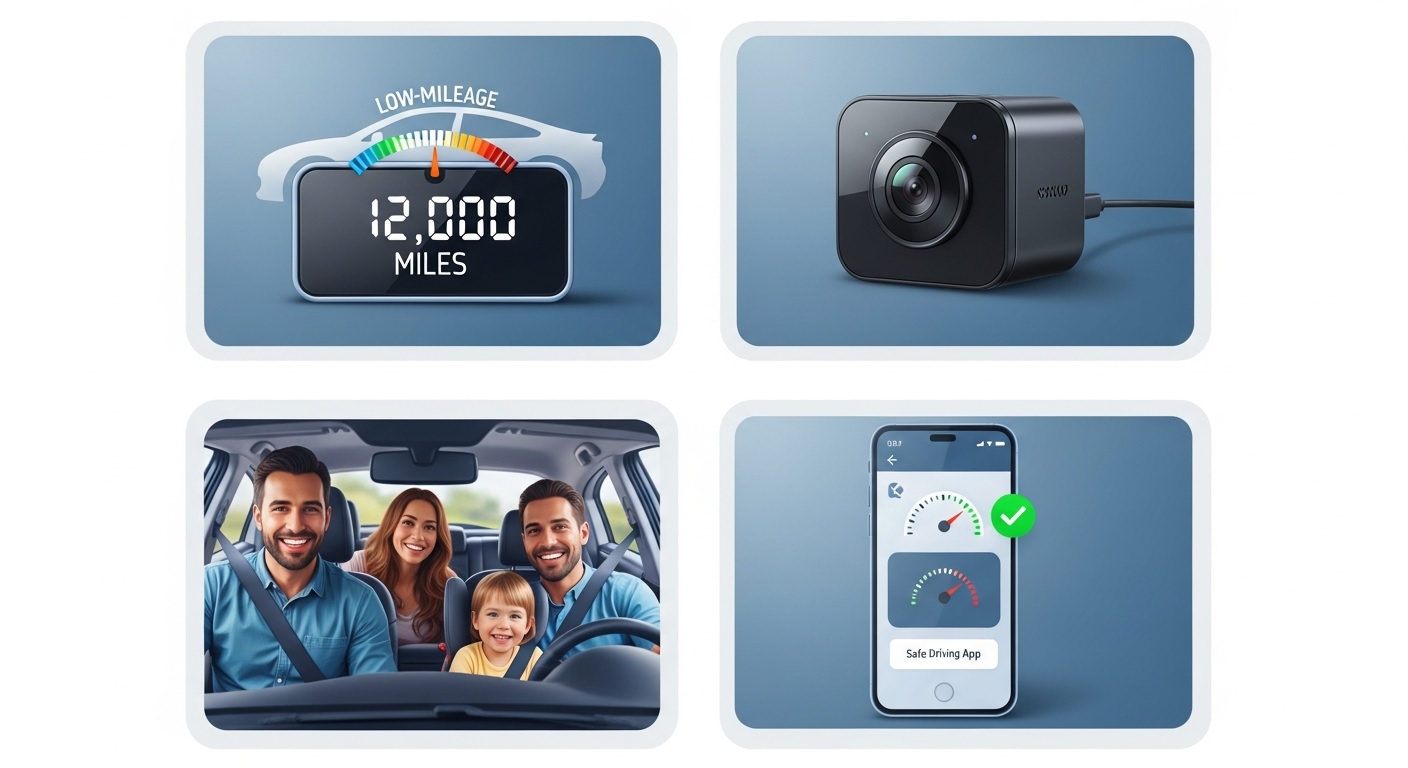 경미한 교통사고와 과속 위반이 자동차보험 할증으로 이어지는 모습.