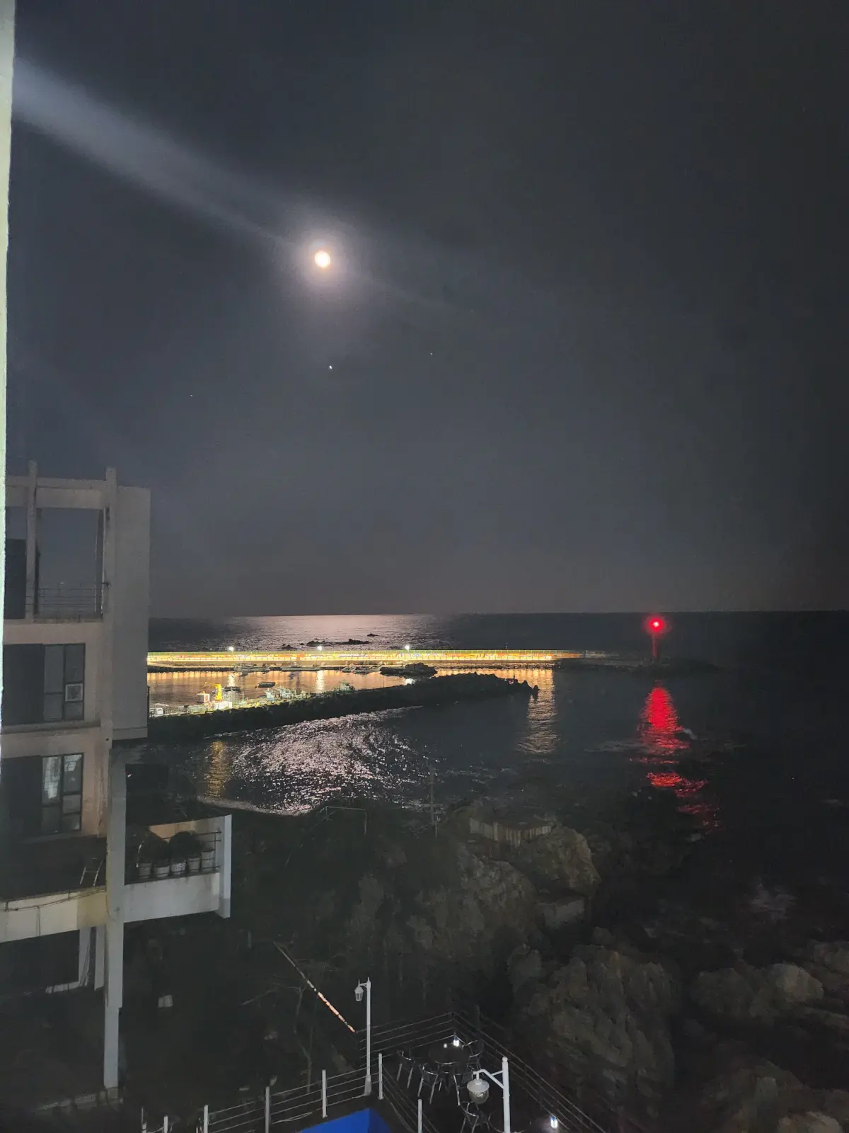 경주-감포-씨뷰풀빌라-밤 바다