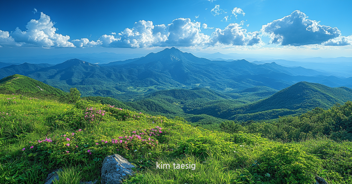 가리산의 사계절