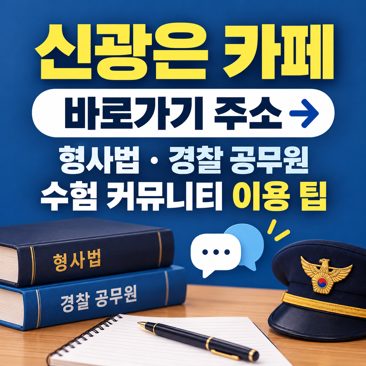 신광은 카페 바로가기 주소 및 형사법·경찰 공무원 수험 커뮤니티 이용 팁