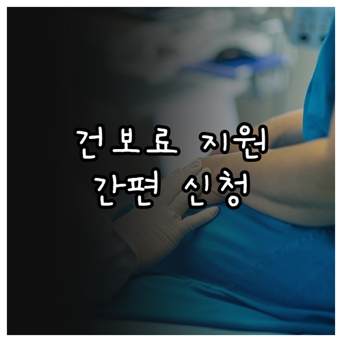 2025 부평구 저소득층 건강보험료 ..