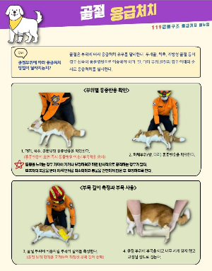 골절 응급처이 메뉴얼