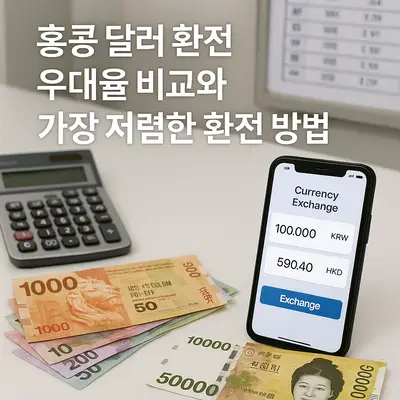 홍콩 달러 환전 우대율 비교와 가장 저렴한 환전 방법