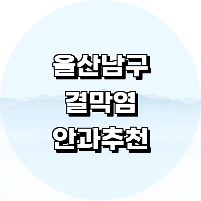 울산 남구 안과