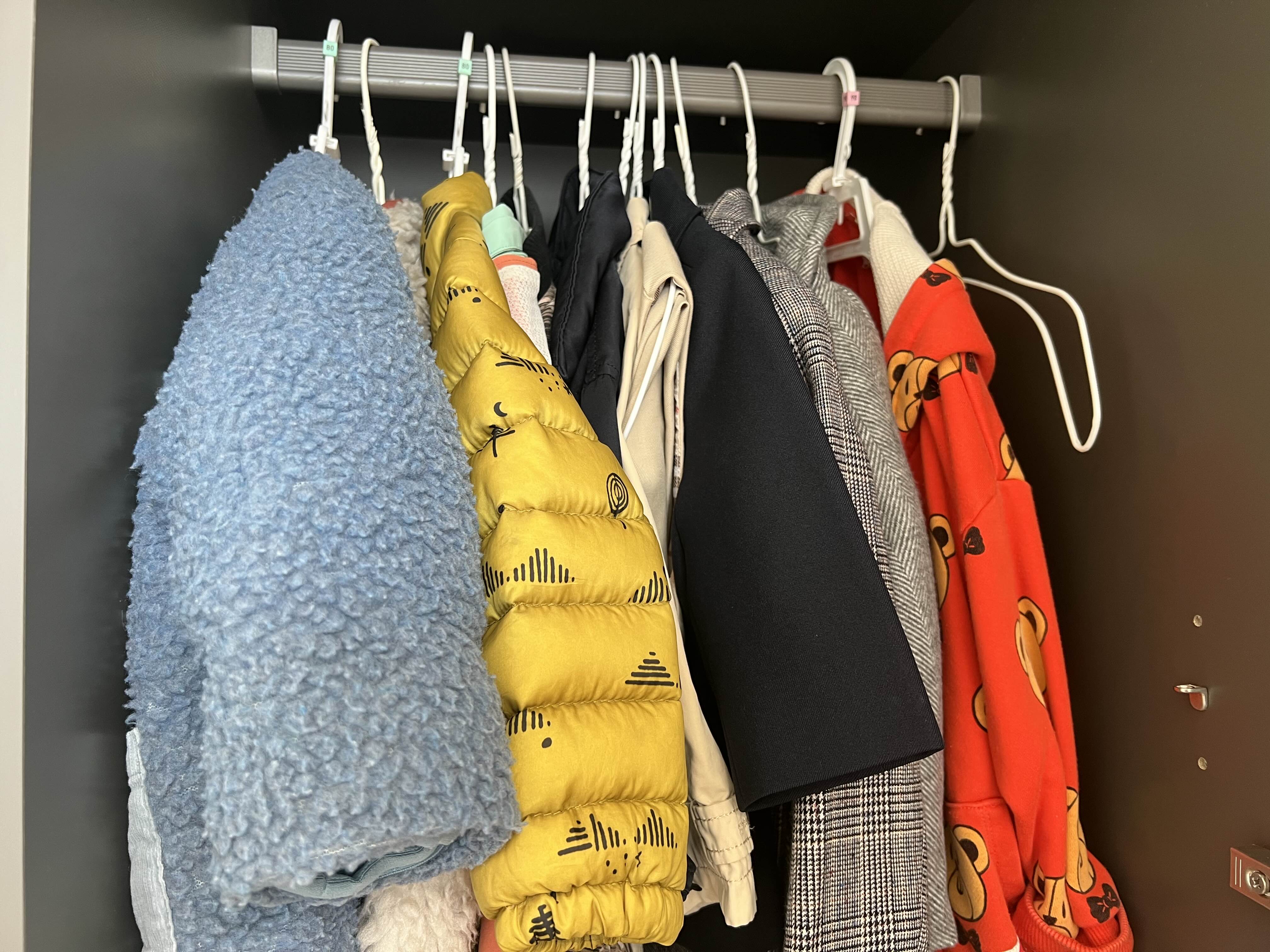 유아 옷걸이 활용법