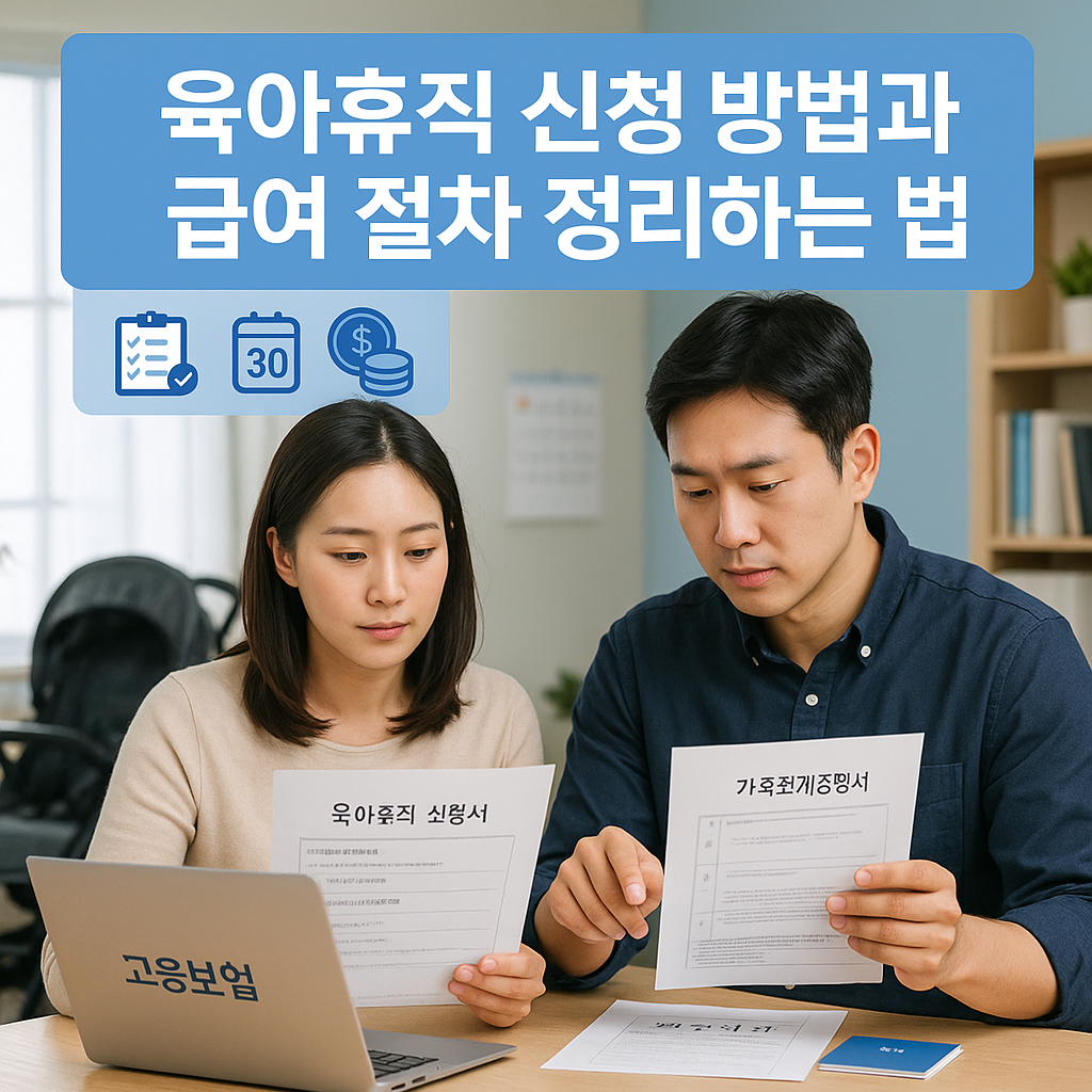 육아휴직 신청 방법과 급여 절차 정리하는 법