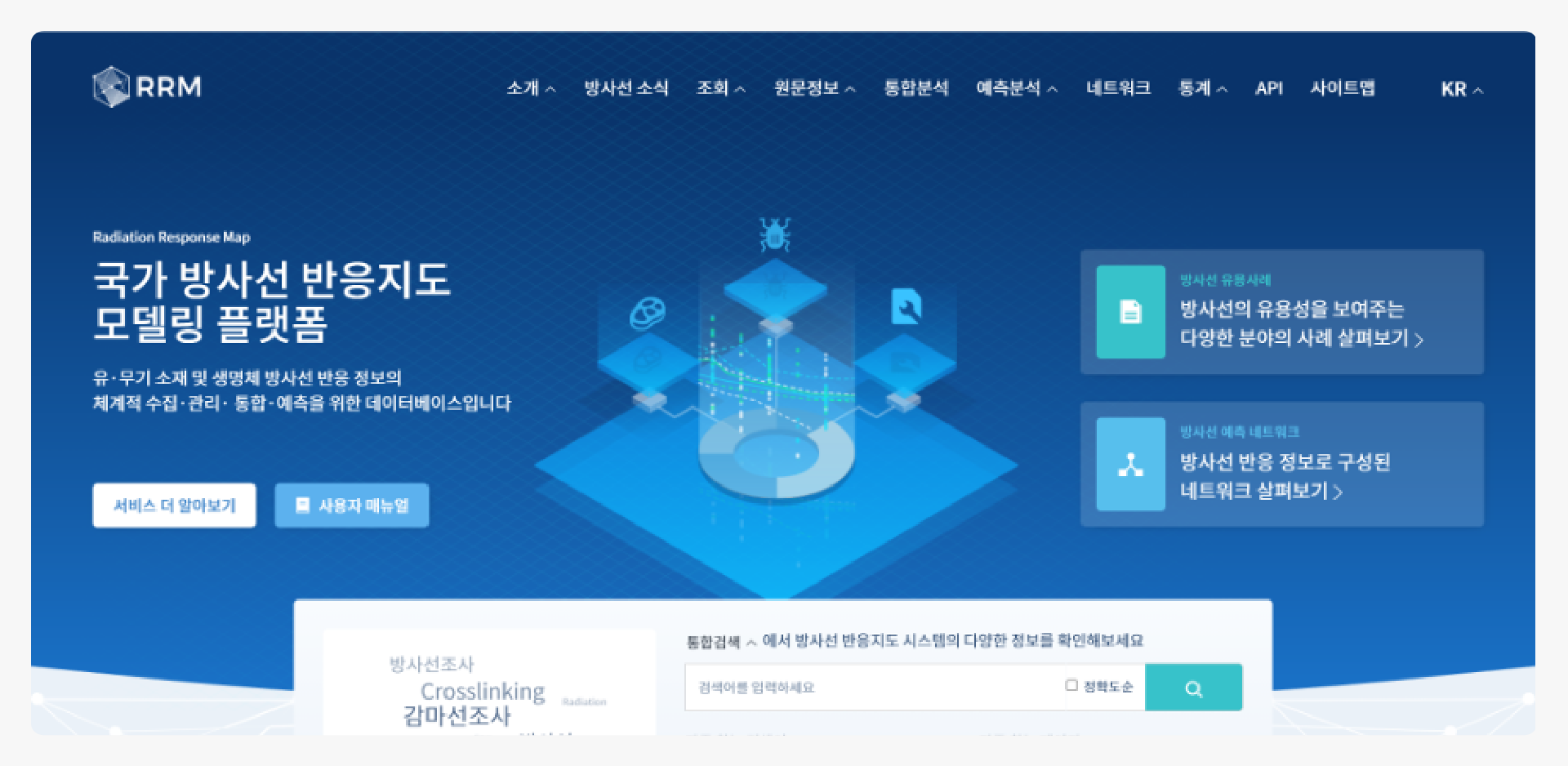 국가 방사선 반응지도 모델링 플랫폼