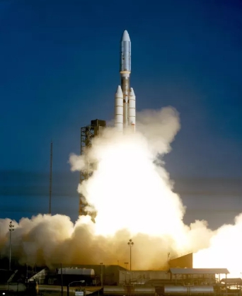 보이저 1호의 발사 장면 (출처: NASA)