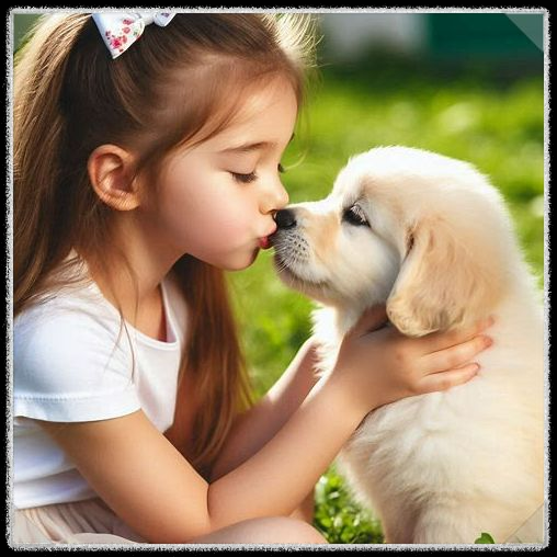 강아지의 입 핥기와 유대감: 사랑의 신호일까?