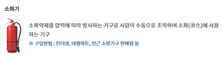 공동주택 아파트 세대 소방시설 외관점검표 작성 방법