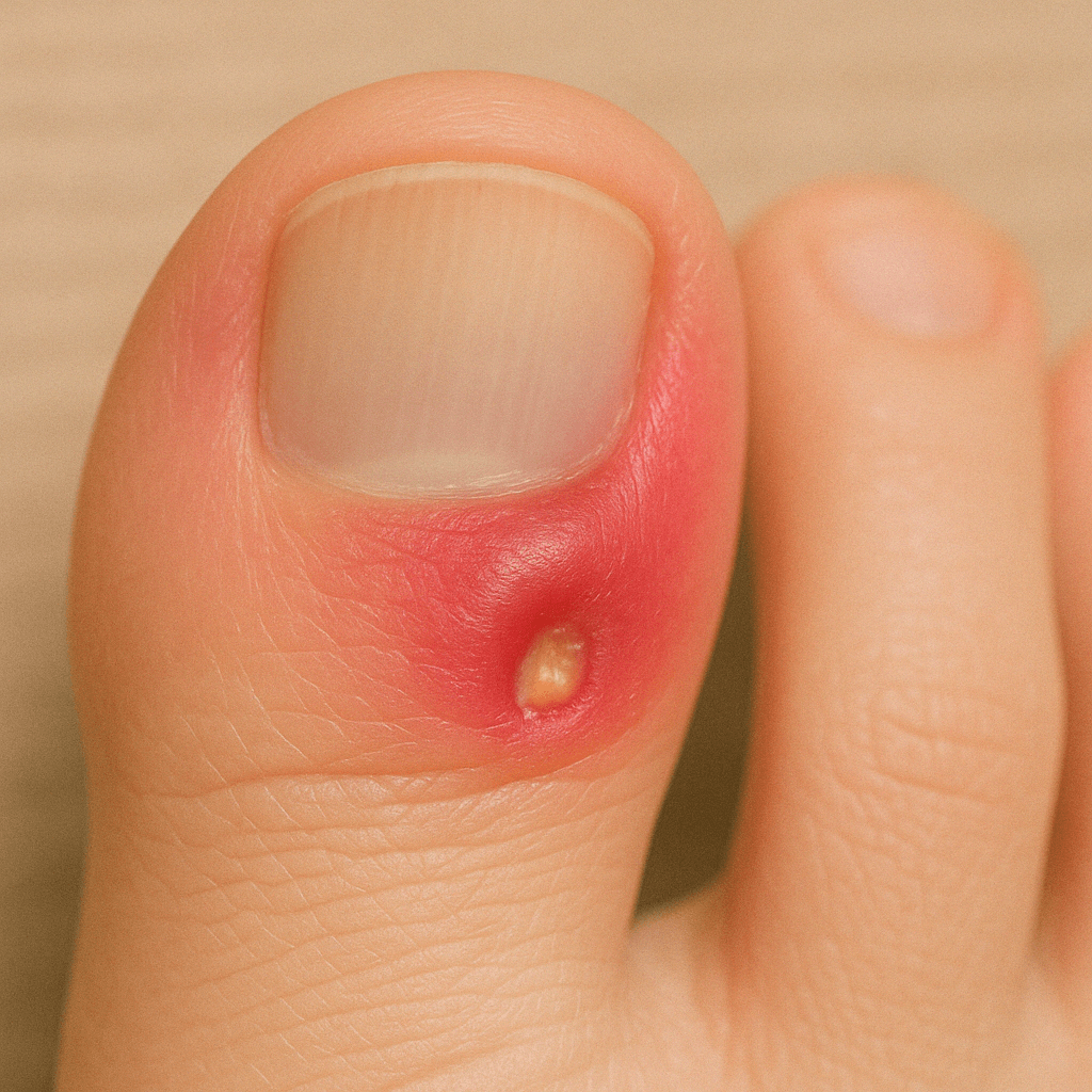 봉와직염 - 네일아트후 손톱옆 살에 염증이 생긴다면? 