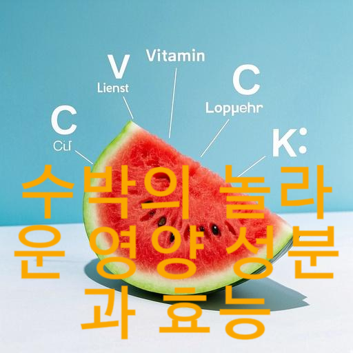 수박의 놀라운 영양 성분과 효능 총정리