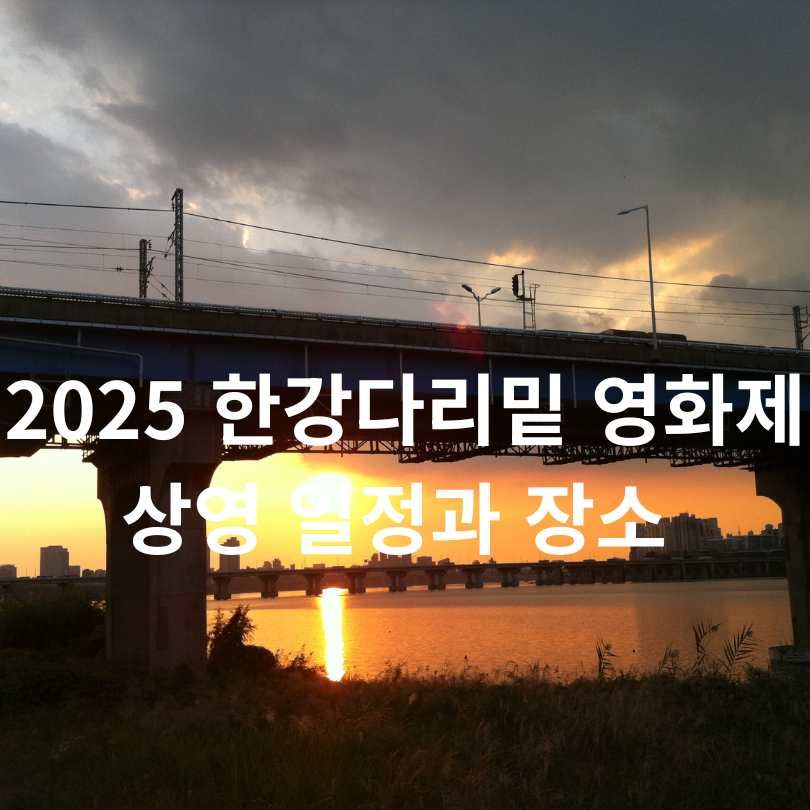 2025 한강 다리밑 영화제 상영 일정과 장소