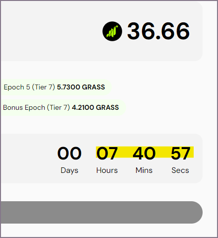 에어드랍 시각 카운트다운 화면