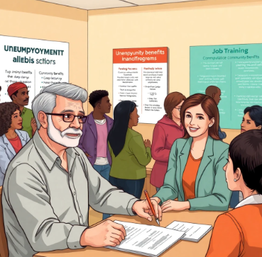 실업급여관련그림