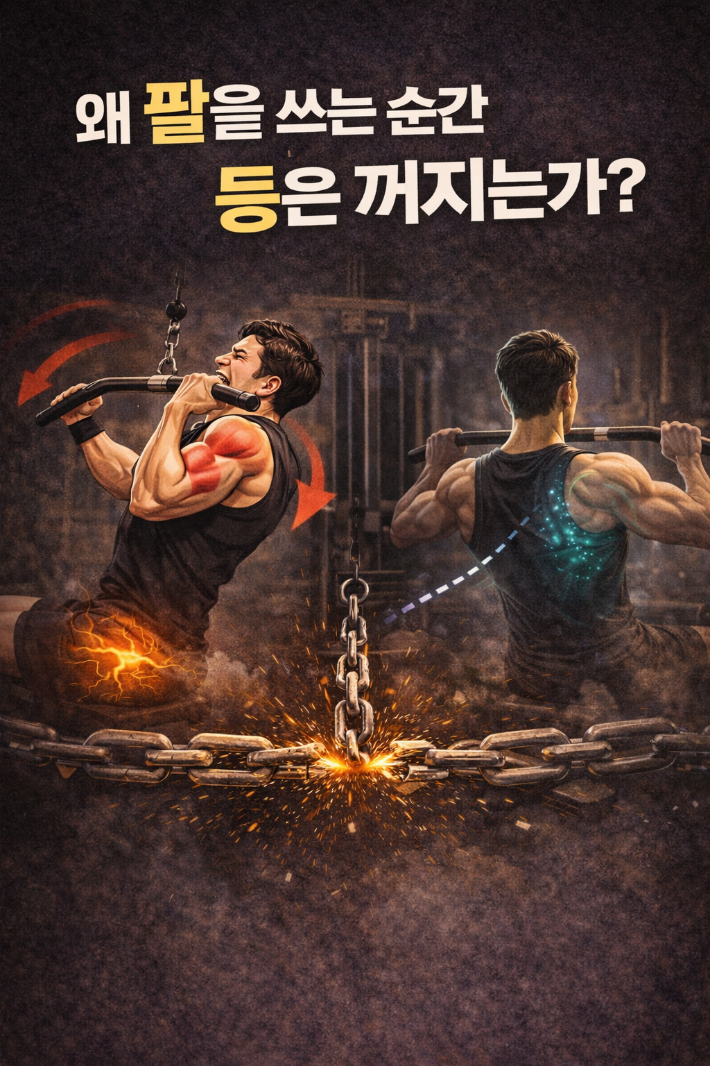 왜 팔을 쓰는 순간 등은 꺼지는가