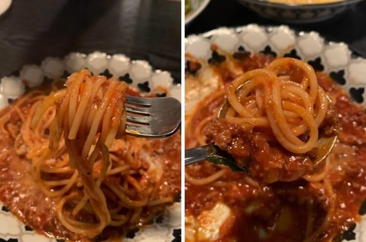 다져지니 고기로 꾸덕한 볼로네제