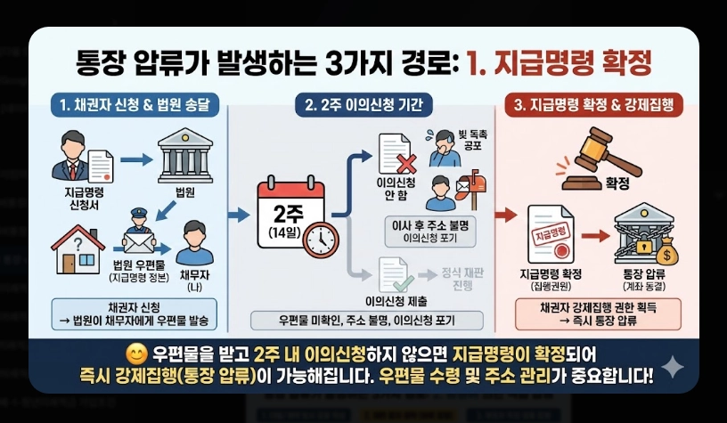 일반통장 vs 압류방지통장 차이 보호 금액 및 개설 조건 비교표 (2026년)