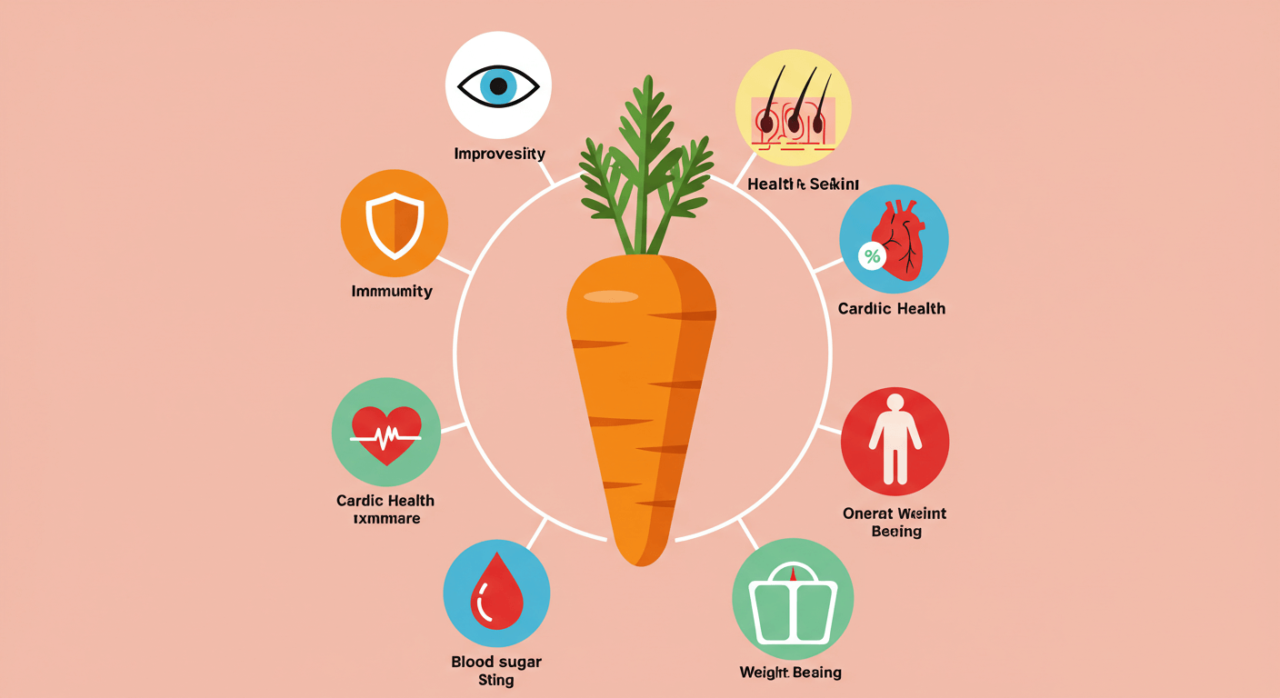 당근 효능 7가지 (눈 건강, 면역력, 피부미용)