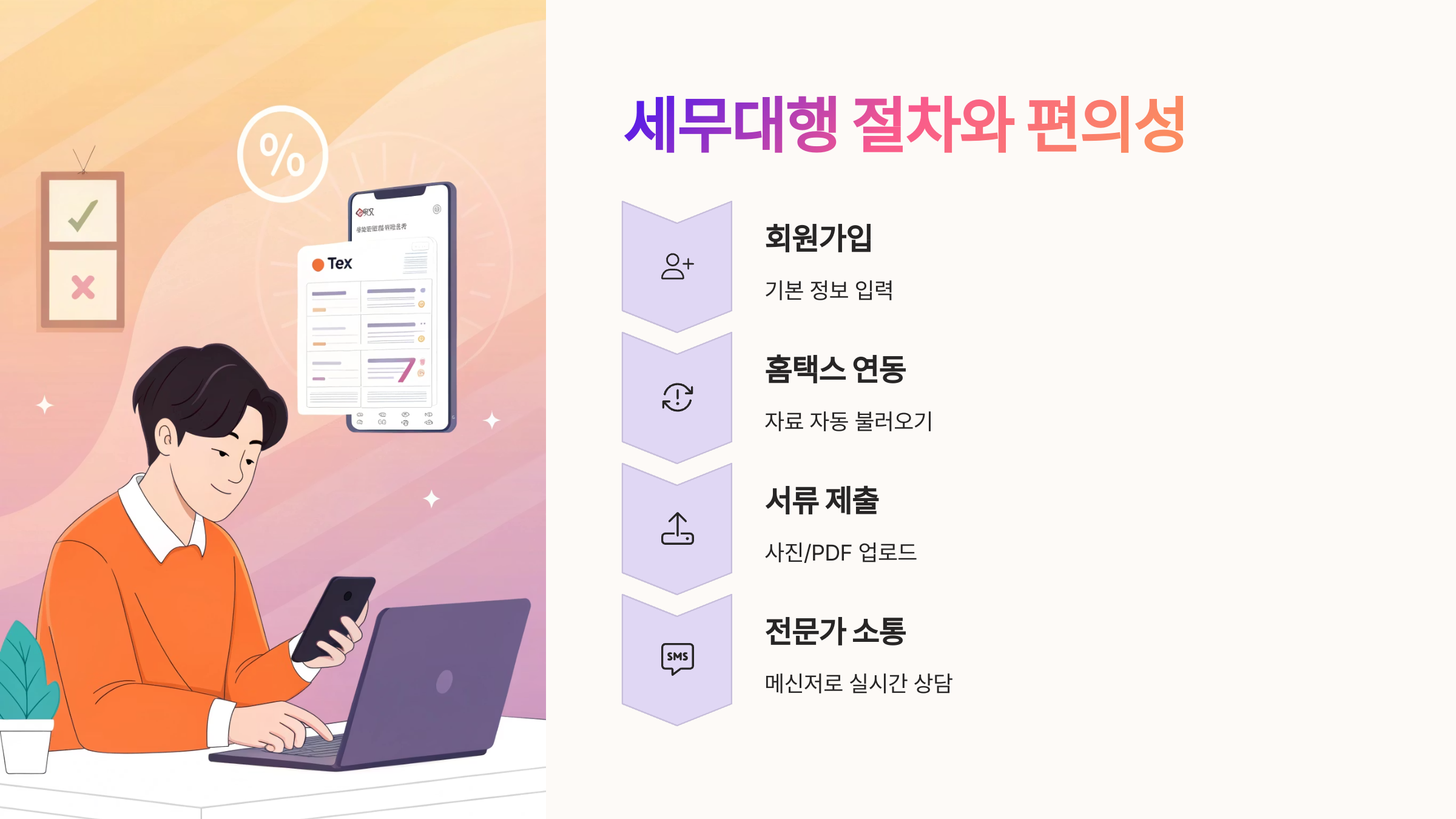 📌 세무대행 절차와 편의성